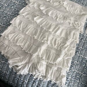 Urban Outfitters Out from Under Sweet Dreams White Ruffle Romper